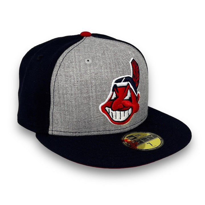 Cleveland Indians Chief Wahoo All Navy Full Back Baseball Cap – GPS Sports  Gallery