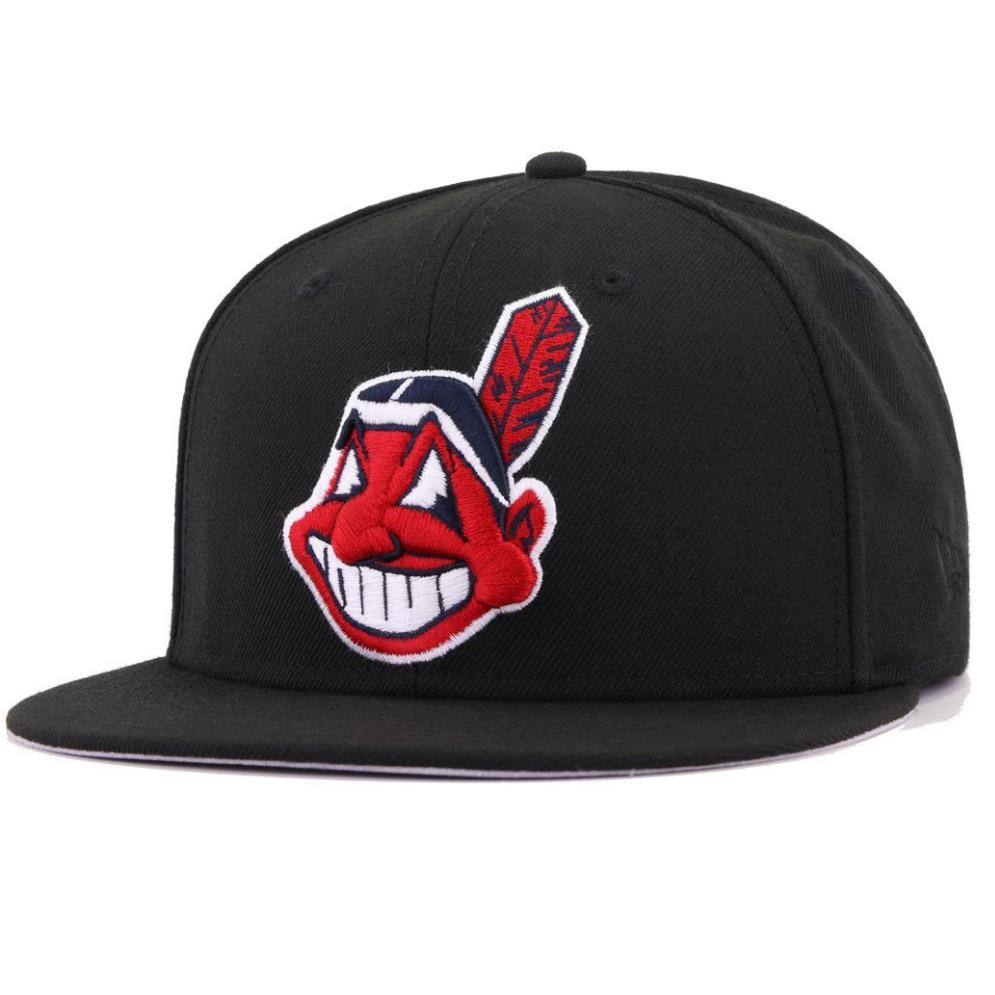 New Era Cleveland Indians Scarlet Chief Wahoo 59FIFTY Fitted Hat