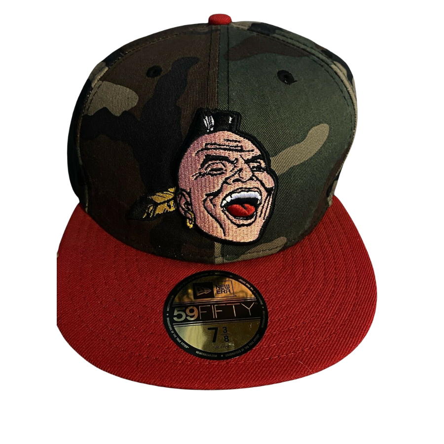 New Era Atlanta Braves Camouflage Chief Noc A Homa Red Bill 59fifty Fi