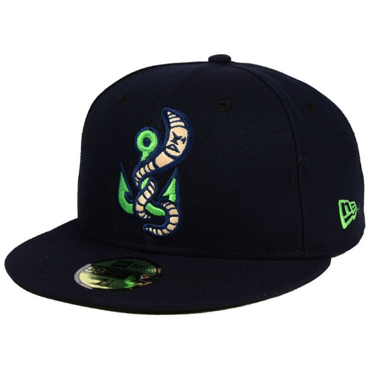 Gwinnett Stripers New Era Youth NEW Worm 5950- White/Navy