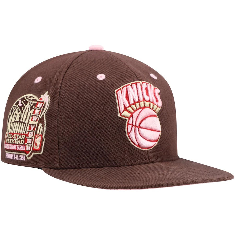 Mitchell and Ness Chicago Bulls NBA Brown Sugar Bacon Fitted Hat Brown