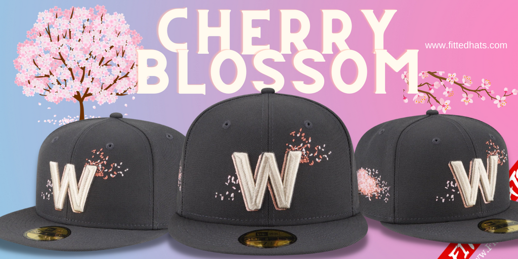 Nationals Cherry Blossom Hat / W Hat / Nationals City Connect Snapback Red
