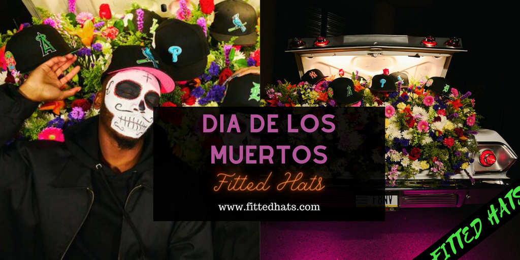 Dia De Los Muertos Fitted Hats