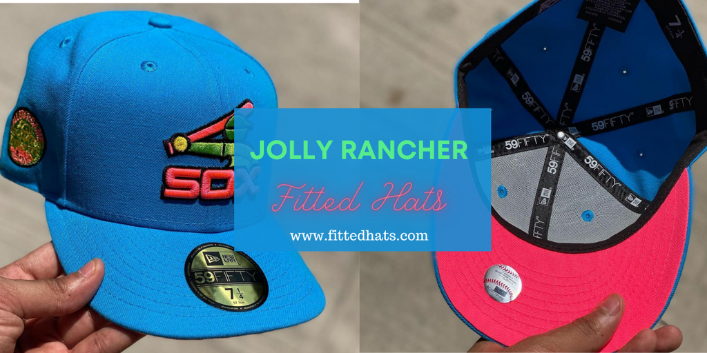 Jolly Rancher Inspired Chicago White Sox Fitted Hat