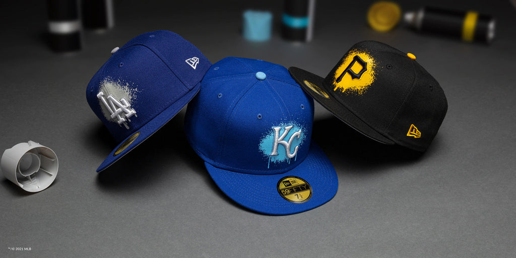 MLB Drip Front Fitted Hats