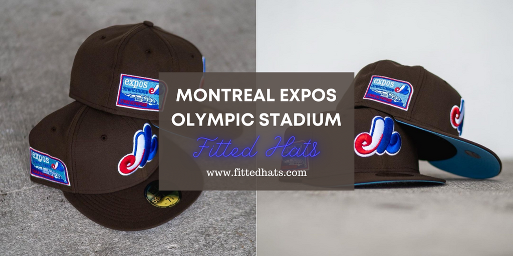 New Era Montreal Expos Mocha Olympic Stadium Patch 59FIFTY Fitted Hat