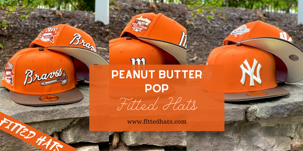 Peanut Butter Pop Fitted Hats By 95 North Boutique