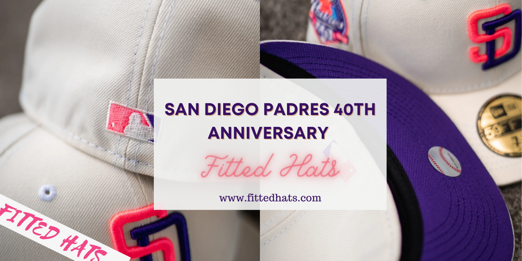 San Diego Padres 40th Anniversary Fitted Hats