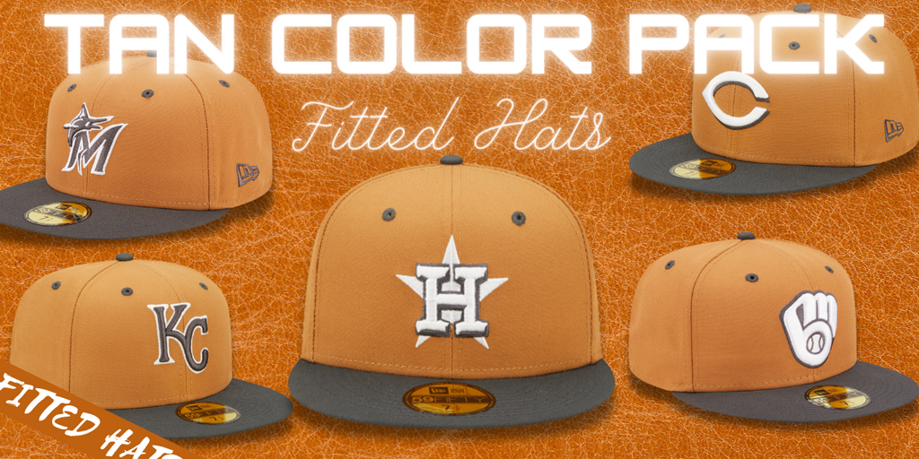 Tan Color Pack 2022 Fitted Hats