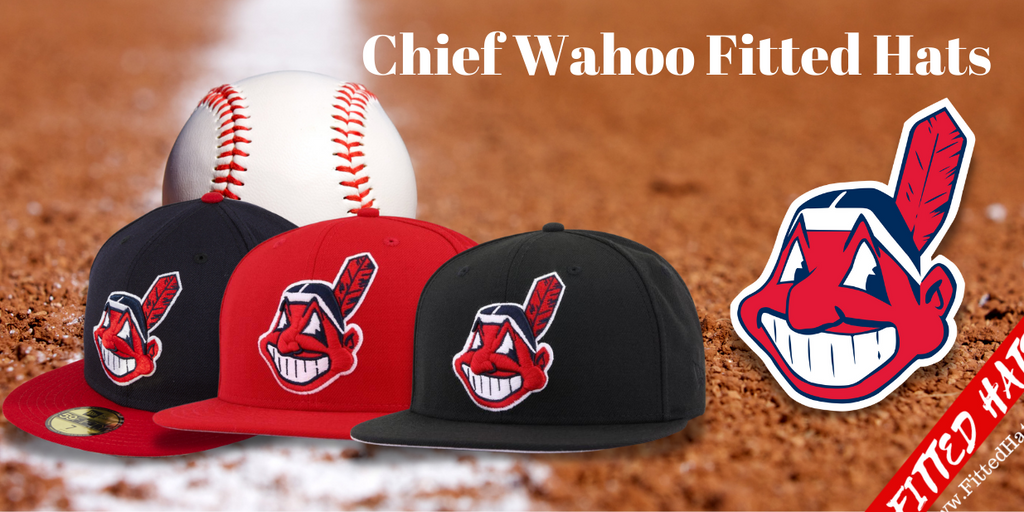 Vintage Chief Wahoo Logo Hat - New Era Adjustable Fitting for Sale