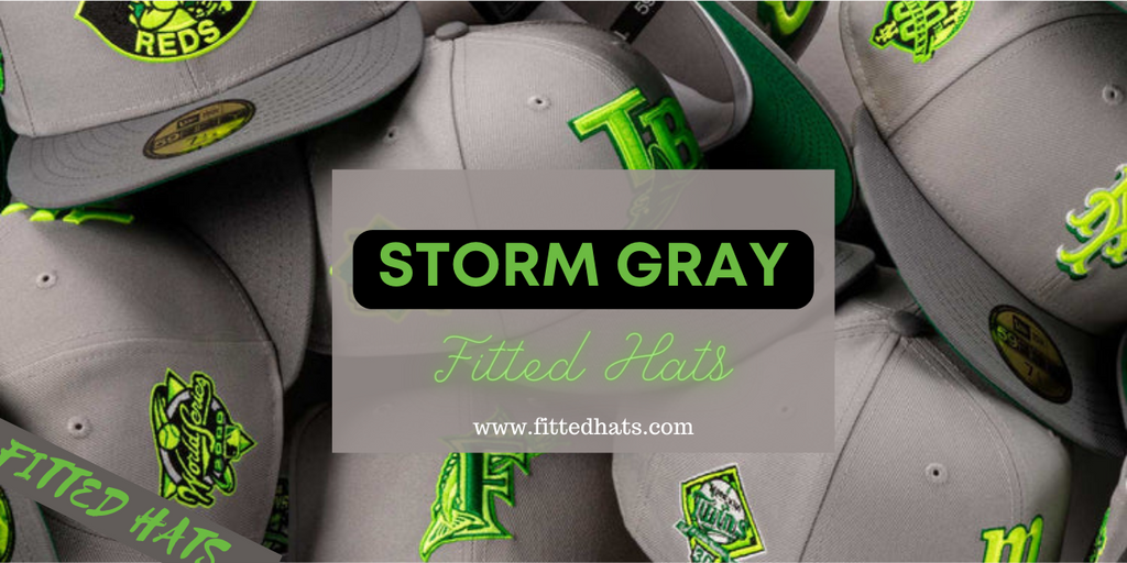 Storm Gray Fitted Hats