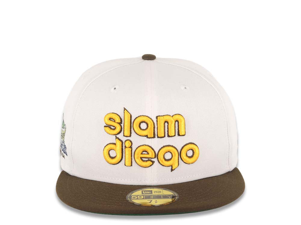 New Era Slam Diego Padres Petco Park White/Dark Brown 59FIFTY Fitted Hat