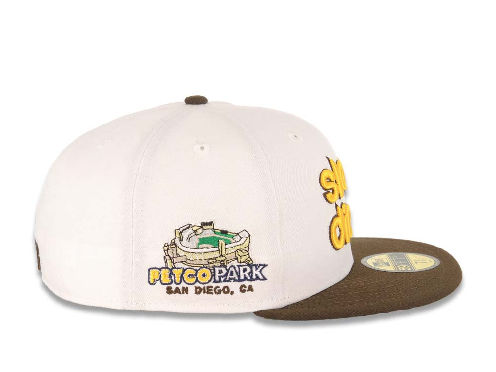 New Era Slam Diego Padres Petco Park White/Dark Brown 59FIFTY Fitted Hat