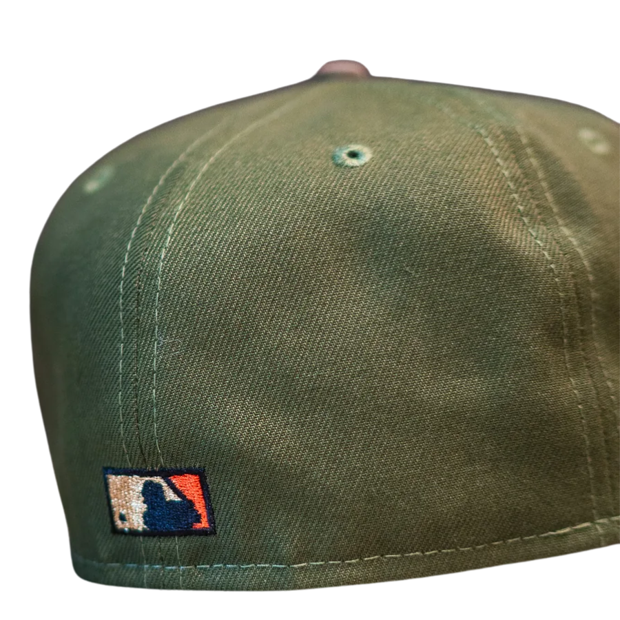 New Era Baltimore Orioles 50th Anniversary Rifle/Olive Canvas 59FIFTY Fitted Hat