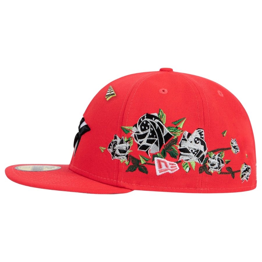 New Era x Paper Plane Lava Red Roses 59FIFTY Fitted Hat