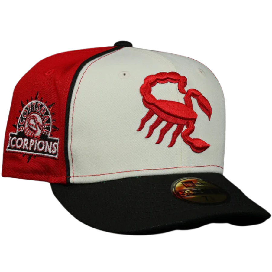 New Era x My Fitteds Scottsdale Scorpions Jersey Sleeve Patch “Off White” 59FIFTY Fitted Hat
