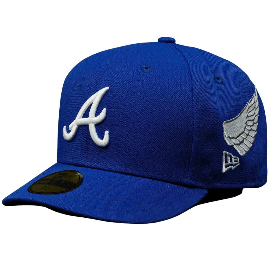 Raffia Front Atlanta Braves 59FIFTY Fitted Cap D02_613 D02_613