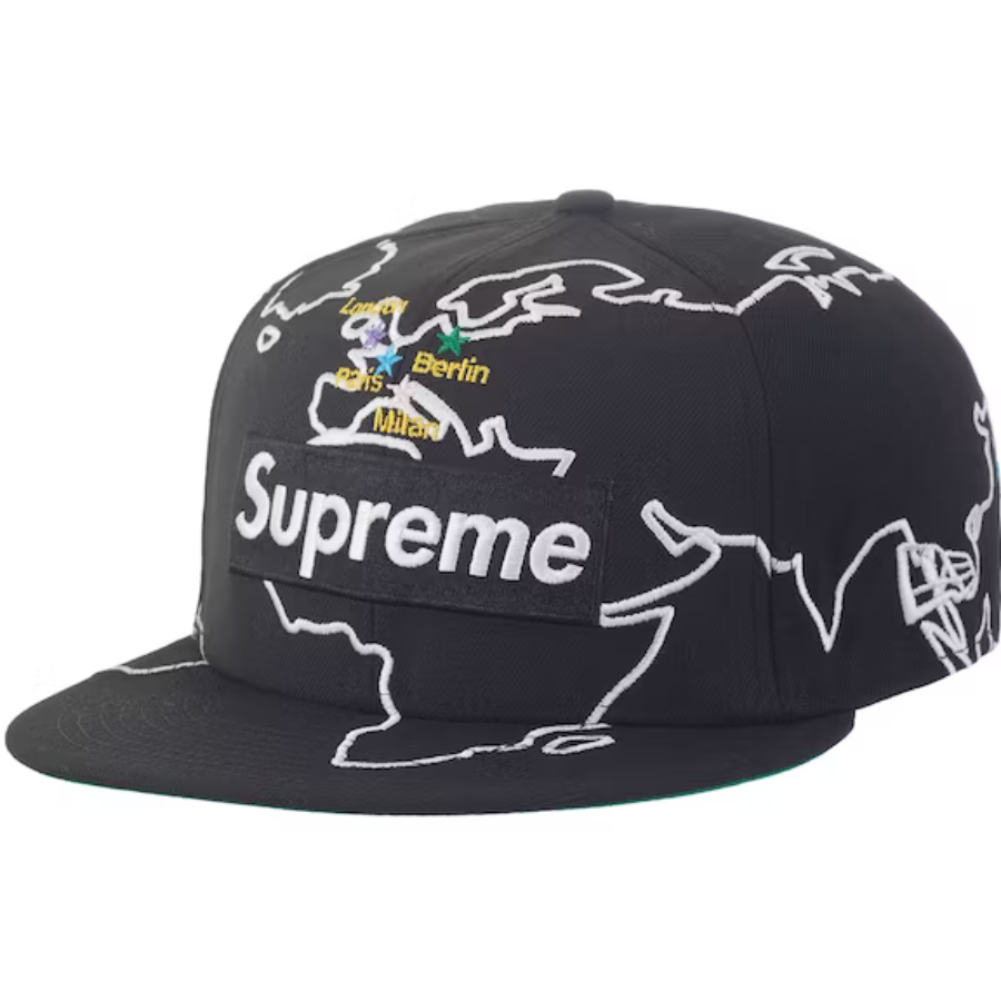 Buy Supreme x New Era Champions Box Logo Hat 'Bright Blue