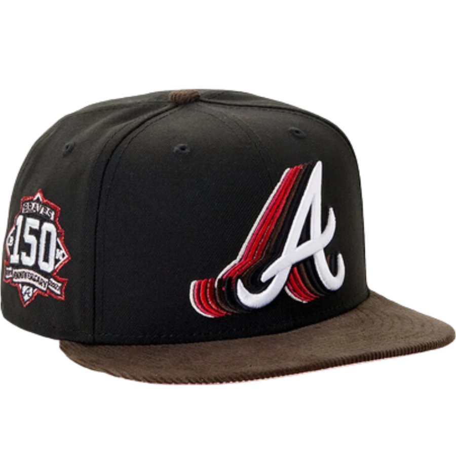 New Era 59Fifty Atlanta Braves Scarlet Red White Fitted Hat - Billion  Creation