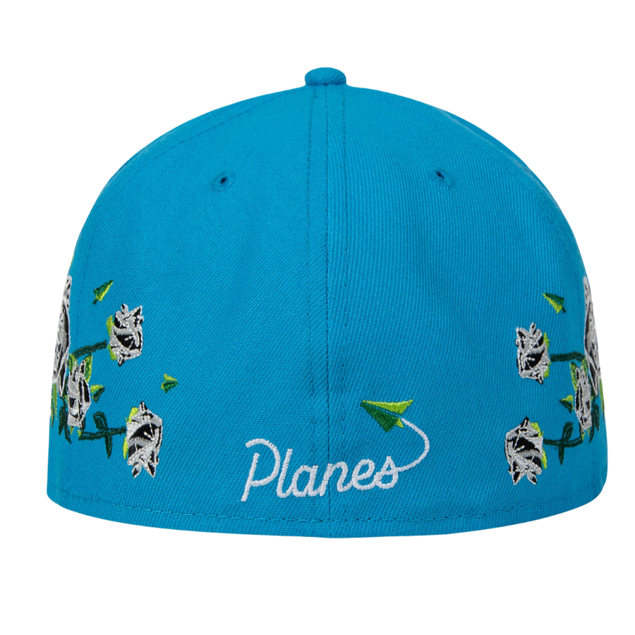 New Era x Paper Plane Blue Fanatic Roses 59FIFTY Fitted Hat