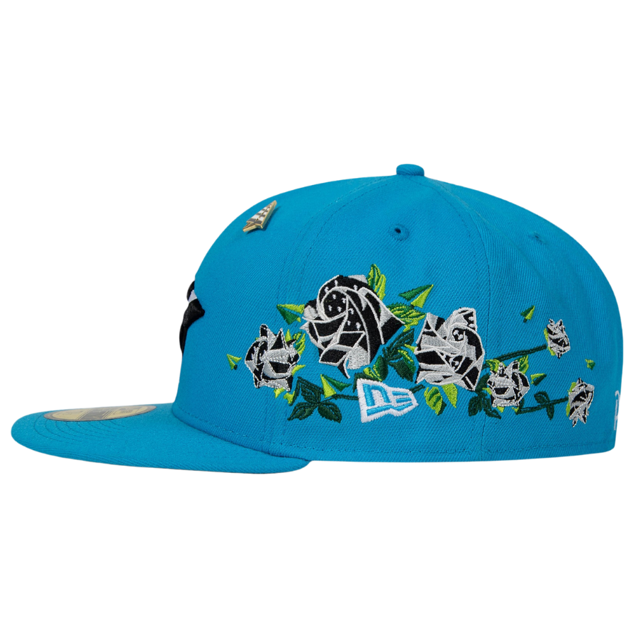 New Era x Paper Plane Blue Fanatic Roses 59FIFTY Fitted Hat