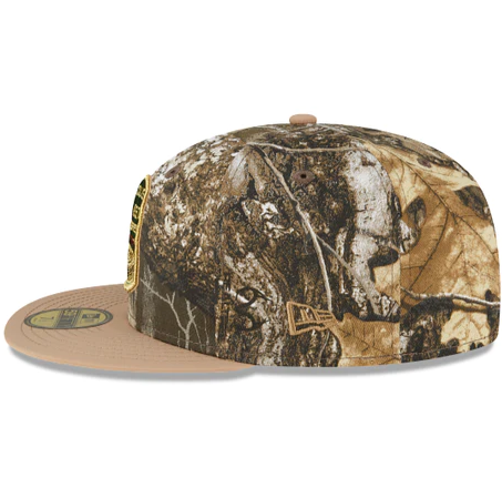 Just Caps Camouflage Fitted Hats w/ Nike Air Force 1 Low Realtree Black