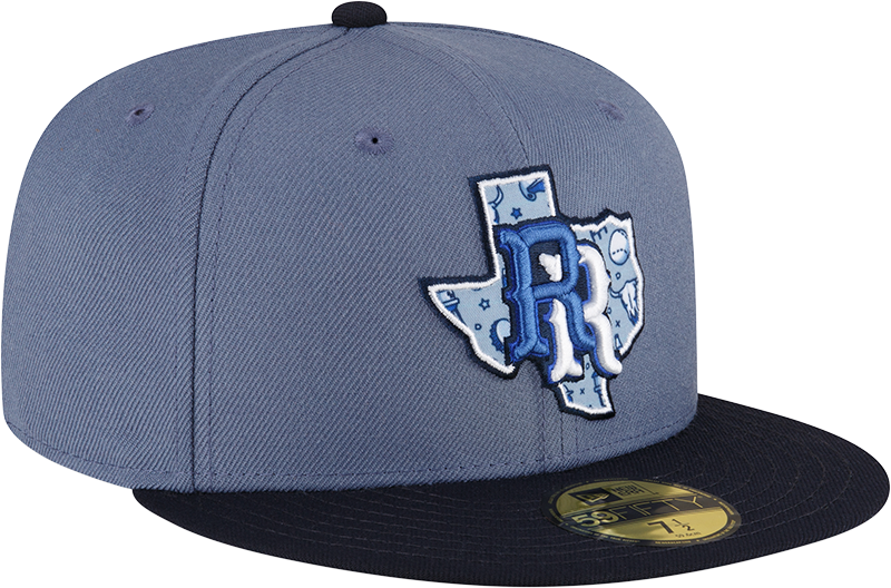 New Era Round Rock Express Rock Louis 59FIFTY Fitted Cap