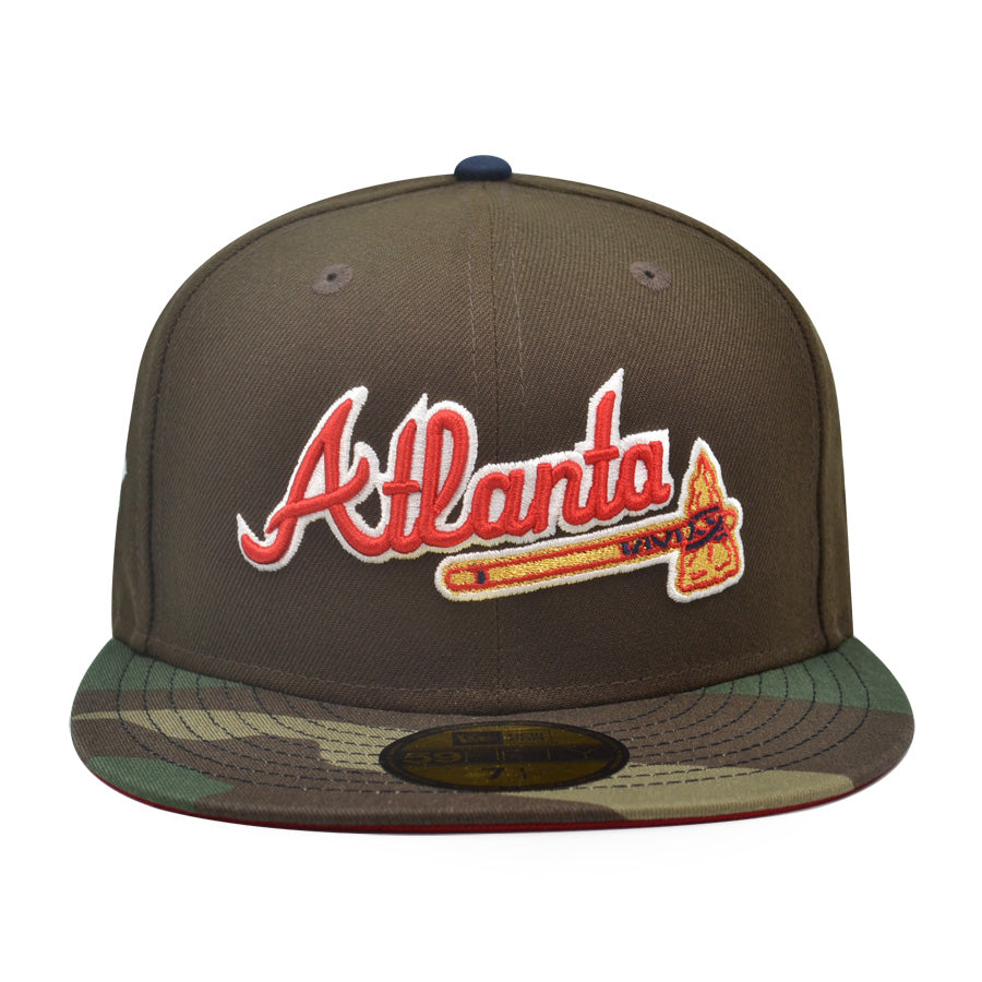 Atlanta Braves New Era Tomahawk Diamond Era 59FIFTY Fitted Hat - Navy