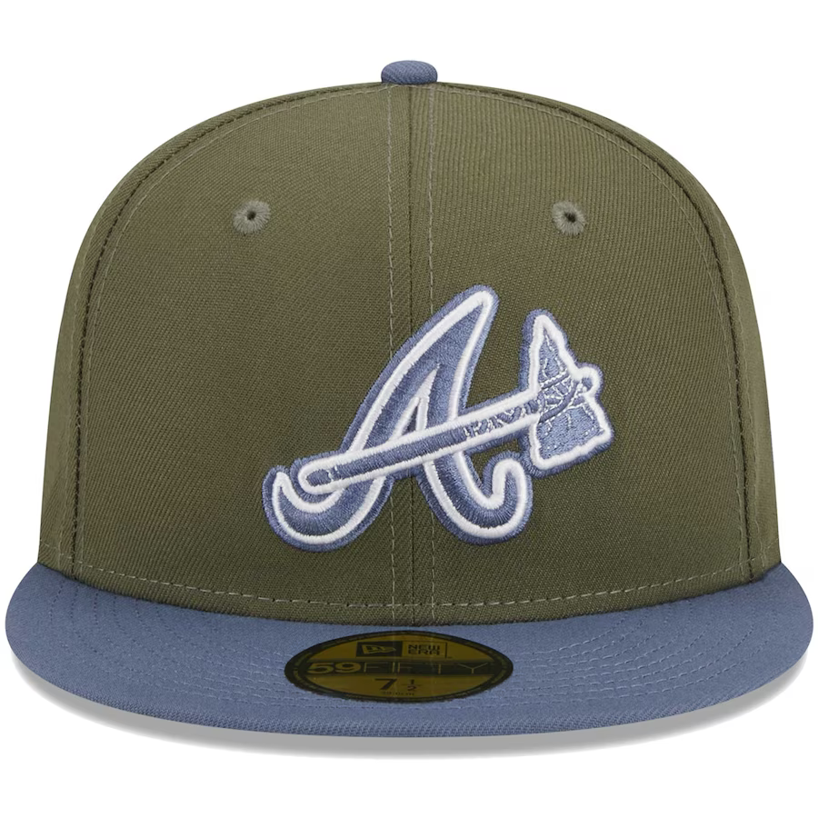 New Era Atlanta Braves Olive/Blue 2023 59FIFTY Fitted Hat