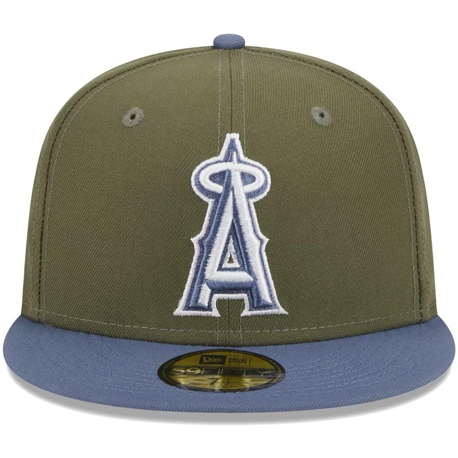 New Era Los Angeles Angels Olive/Blue 2023 59FIFTY Fitted Hat