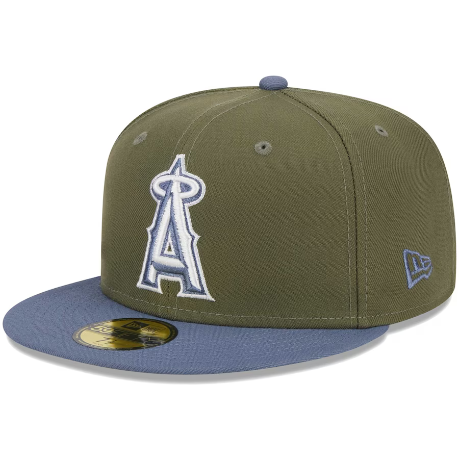 New Era Los Angeles Angels Olive/Blue 2023 59FIFTY Fitted Hat