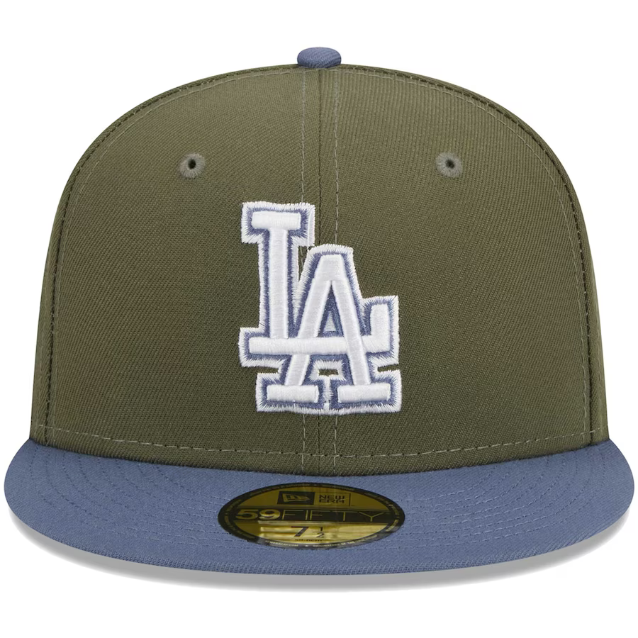 New Era Los Angeles Dodgers Olive/Blue 2023 59FIFTY Fitted Hat