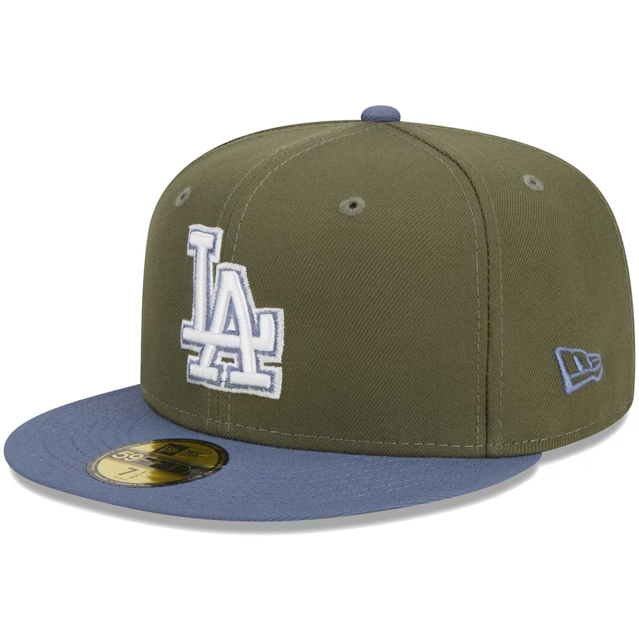 New Era Los Angeles Dodgers Olive/Blue 2023 59FIFTY Fitted Hat