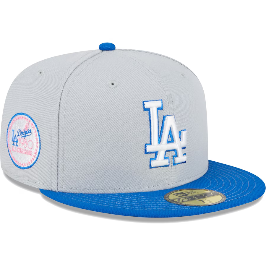 New Era LA Dodgers “Enchanted Forest” Sky Blue UV Fitted Hat Cap
