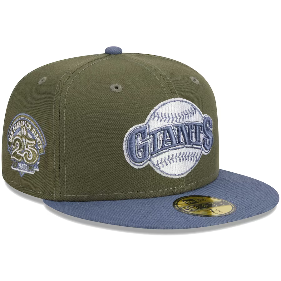 New Era San Francisco Giants Olive/Blue 2023 59FIFTY Fitted Hat
