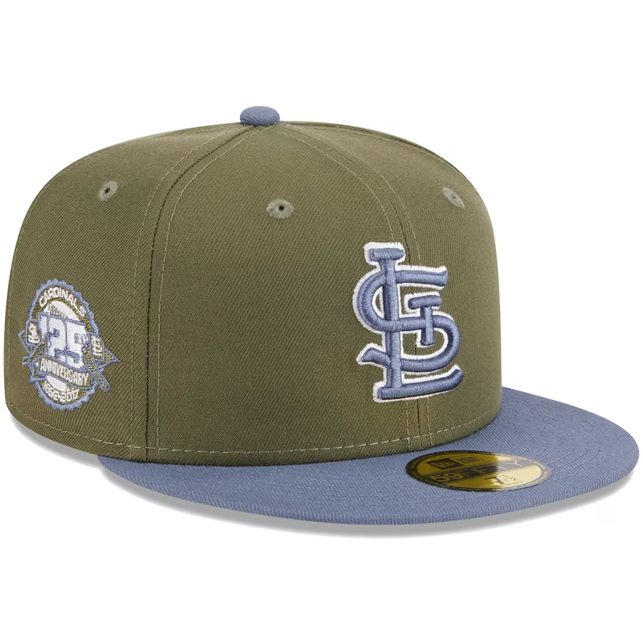 New Era St. Louis Cardinals Olive/Blue 2023 59FIFTY Fitted Hat