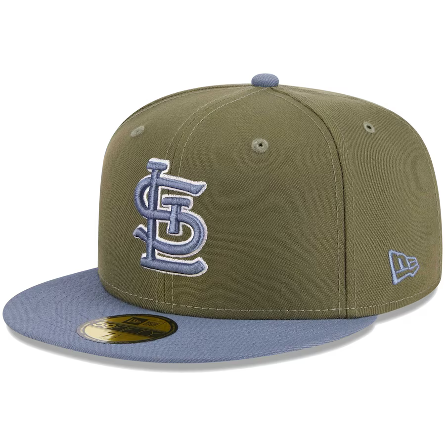 New Era St. Louis Cardinals Olive/Blue 2023 59FIFTY Fitted Hat