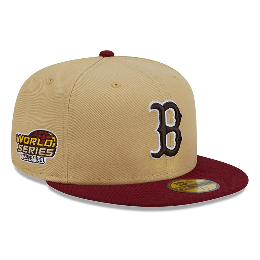 New York Knicks Off White Brown New Era Fitted Hat – Sports World 165