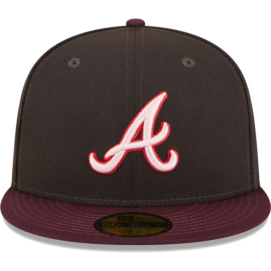 New Era Atlanta Braves Chocolate Strawberry 2023 59FIFTY Fitted Hat