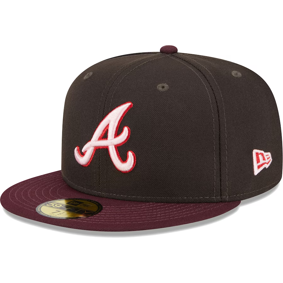 New Era Atlanta Braves Chocolate Strawberry 2023 59FIFTY Fitted Hat