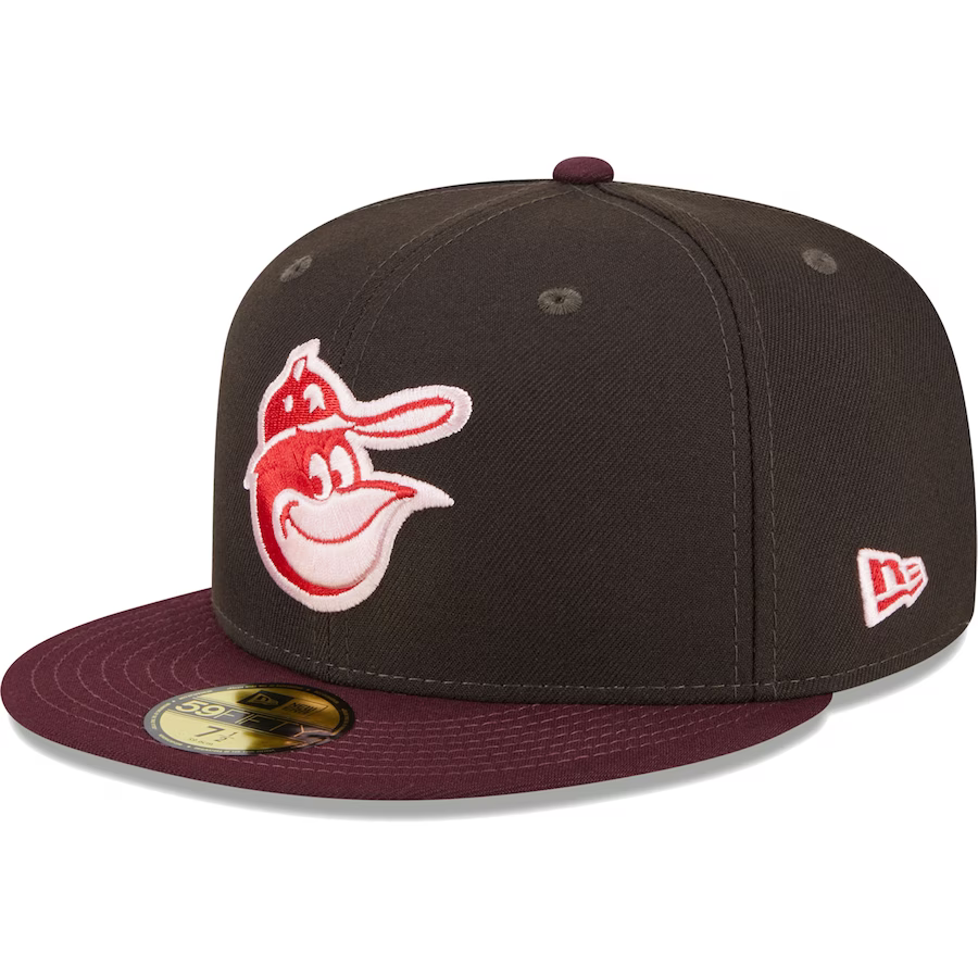 New Era Baltimore Orioles Chocolate Strawberry 2023 59FIFTY Fitted Hat