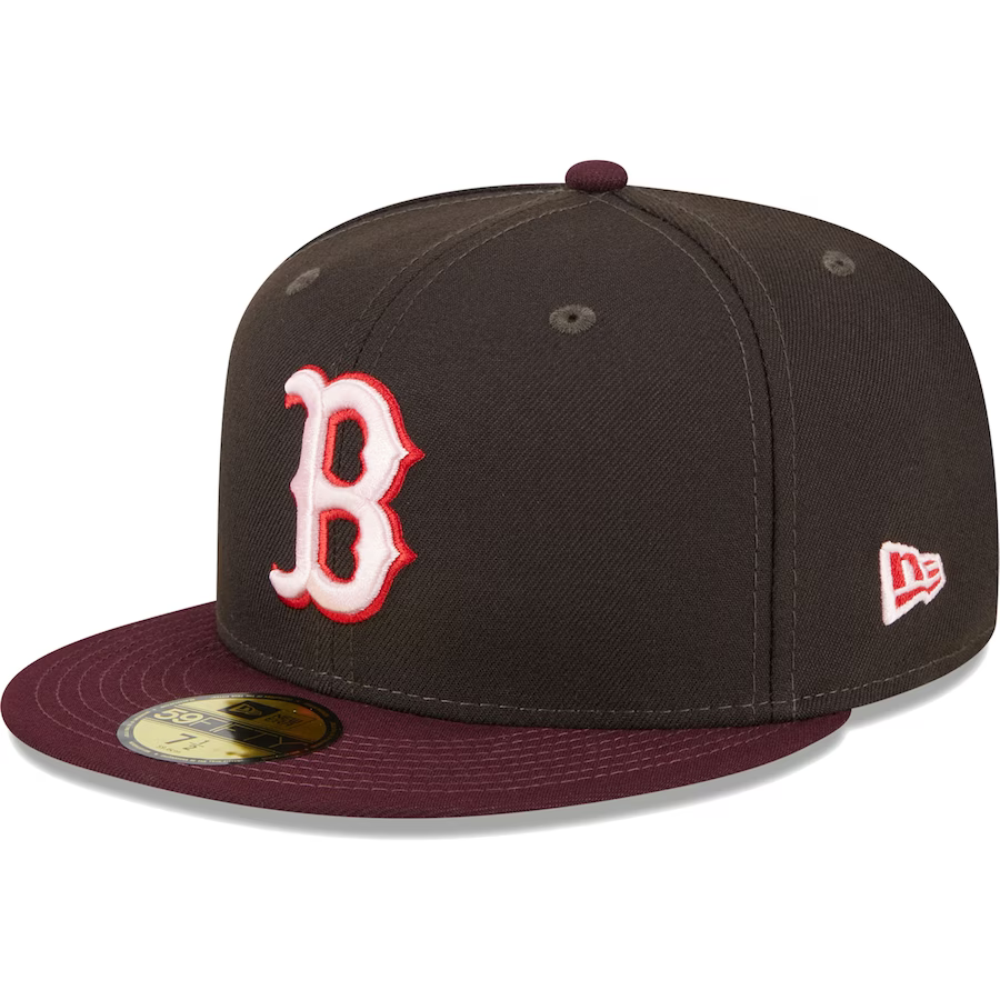 New Era Boston Red Sox Chocolate Strawberry 2023 59FIFTY Fitted Hat