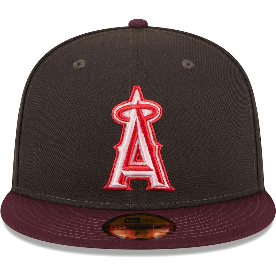 New Era Los Angeles Angels Chocolate Strawberry 2023 59FIFTY Fitted Hat