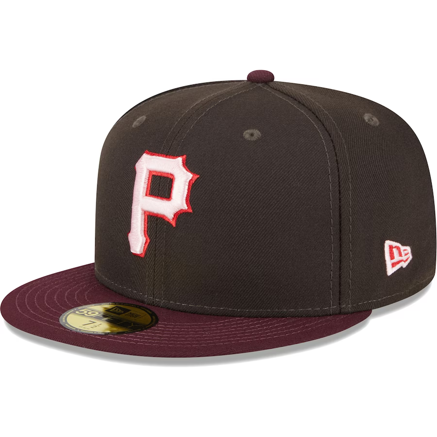 New Era Pittsburgh Pirates Chocolate Strawberry 2023 59FIFTY Fitted Hat