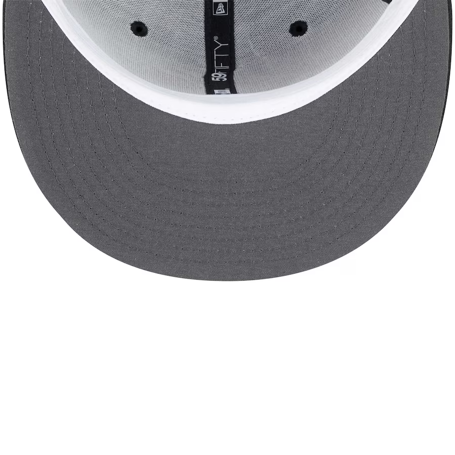 Men's Miami Marlins New Era White Neon Eye 59FIFTY Fitted Hat