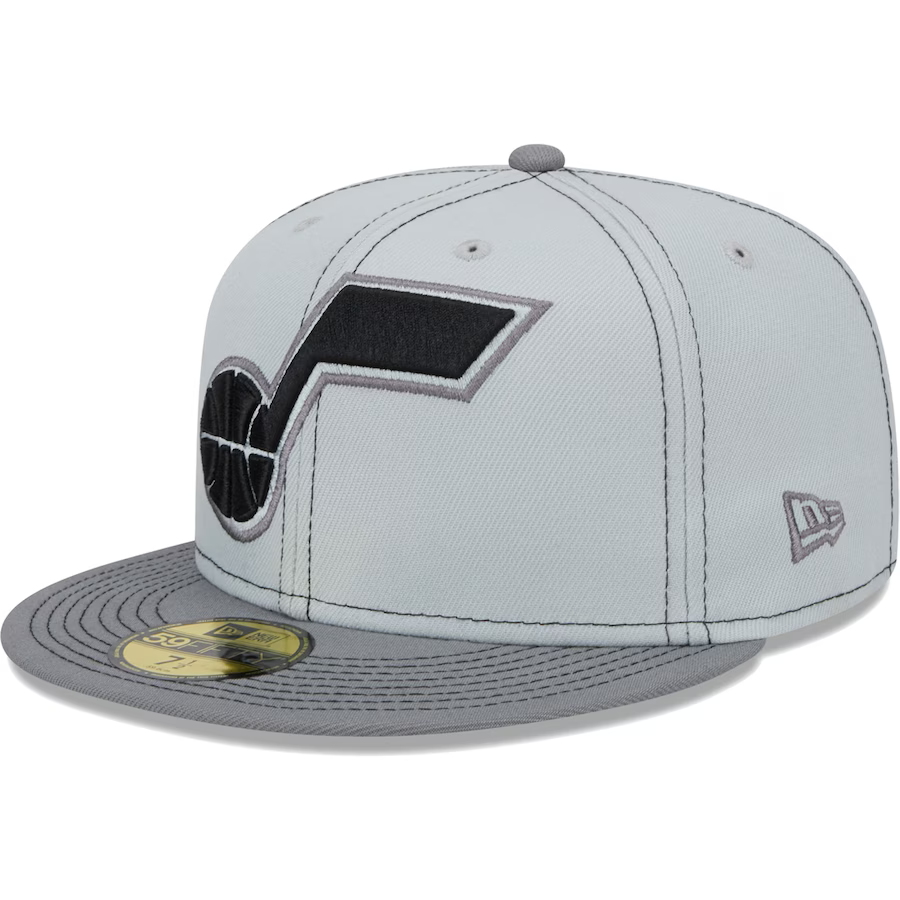 New Era Utah Jazz Gray Color Pop 2023 59FIFTY Fitted Hat