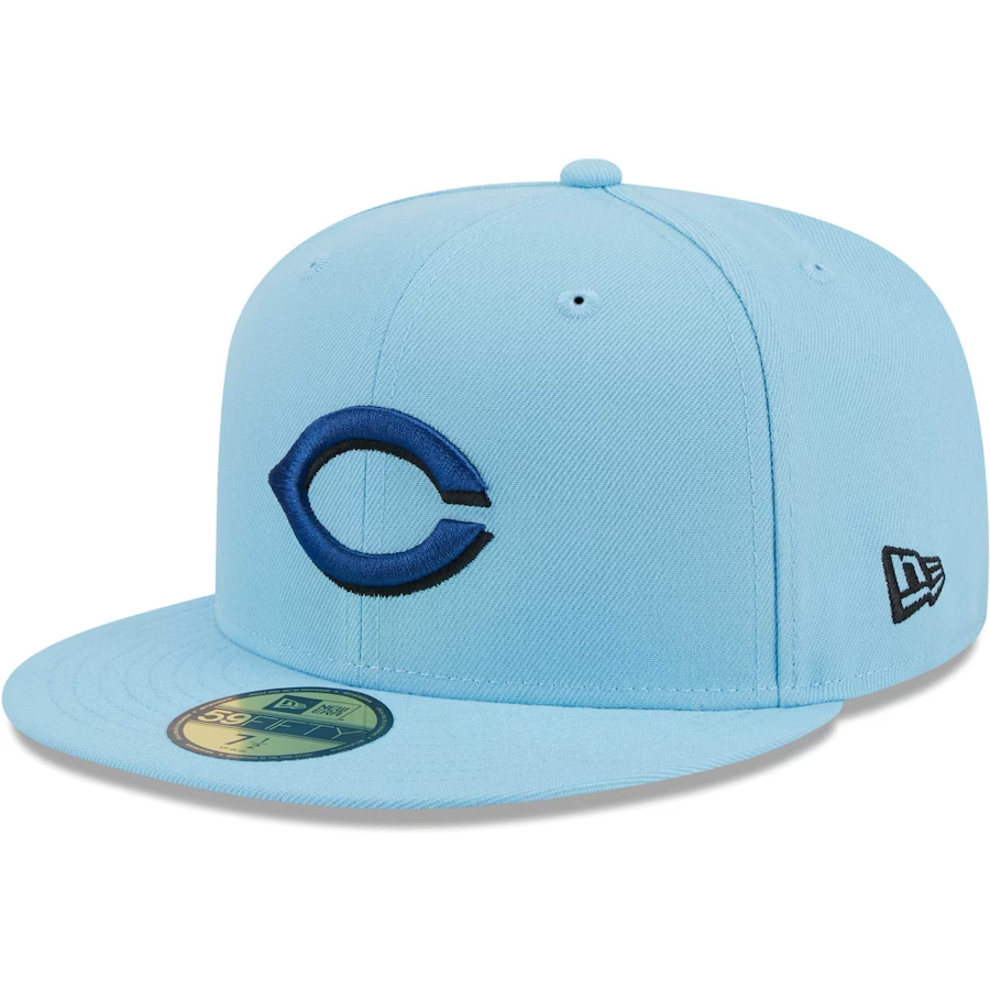 New Era Cincinnati Reds Light Blue/Navy 2023 59FIFTY Fitted Hat