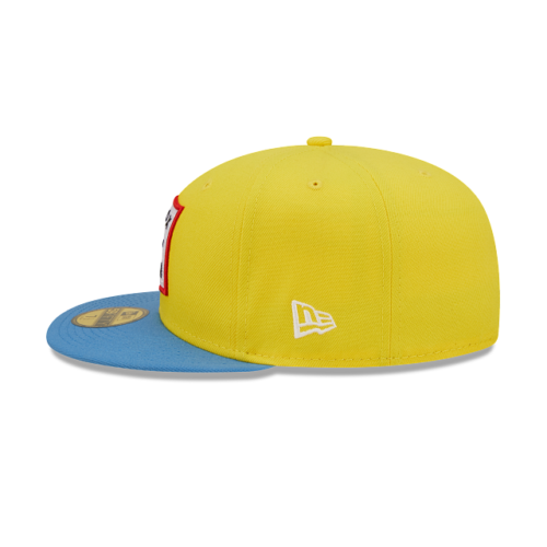 New Era Boston Red Sox City Connect Alt2 2021 Yellow/Blue 59FIFTY Fitted Hat