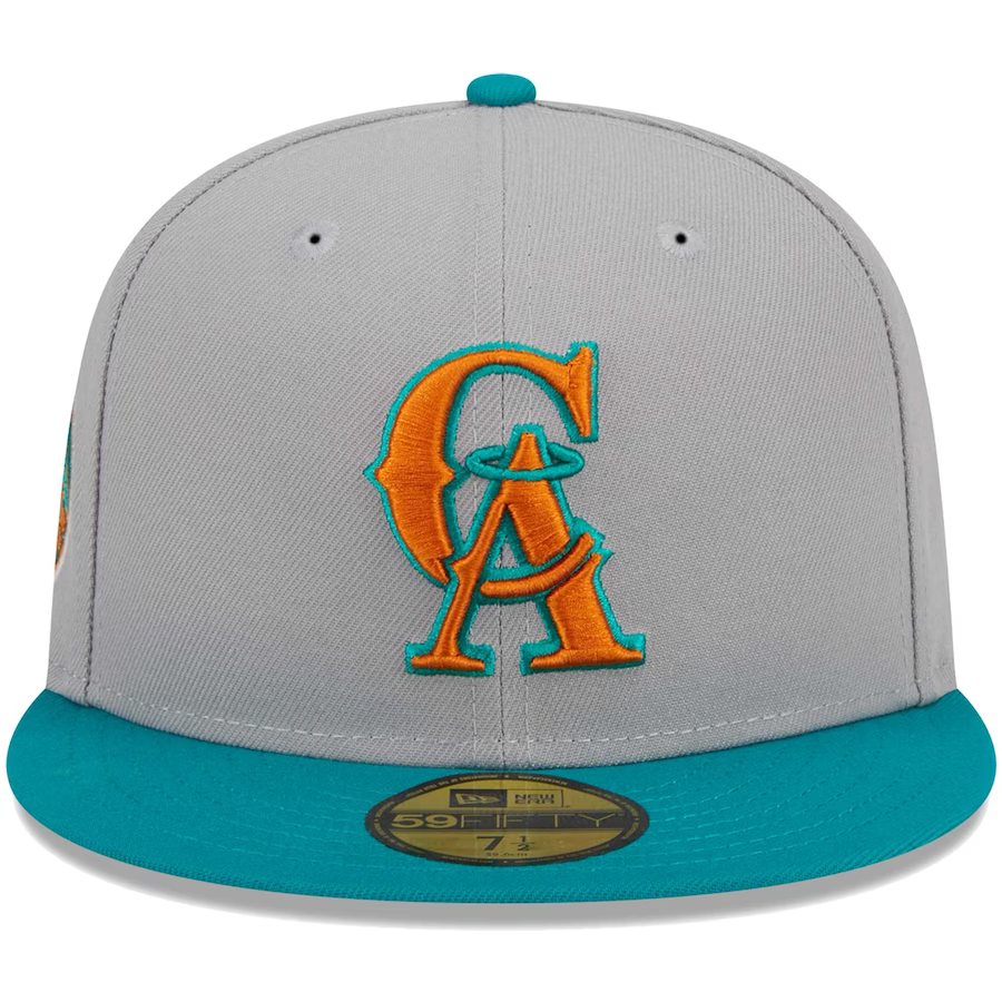 New Era California Angels Gray/Teal 2023 59FIFTY Fitted Hat