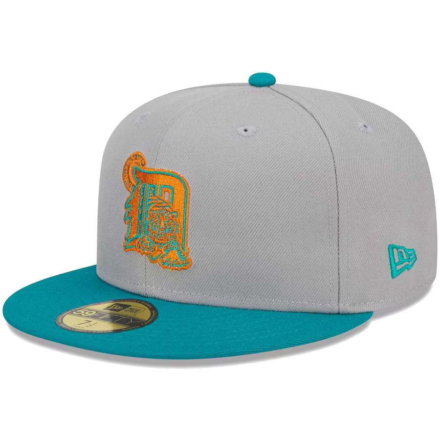 New Era Detroit Tigers Gray/Teal 2023 59FIFTY Fitted Hat